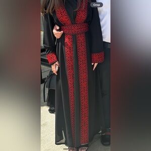 Palestinian Tatreez abaya , size 2 .